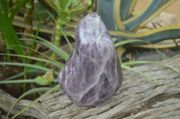 Polished Angelite Anhydrite Standing Free Form x 1 From Madagascar