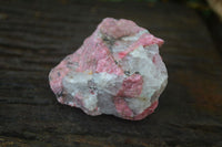 Natural Rhodonite Cobbed Specimens x 8 From Zimbabwe