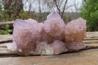 Natural Ametrine Spirit Quartz Clusters x 6 From Boekenhouthoek, South Africa