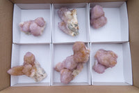 Natural Ametrine Spirit Quartz Clusters x 6 From Boekenhouthoek, South Africa