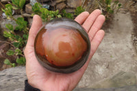 Polished Polychrome Jasper Sphere-Balls x 2 From Madagascar