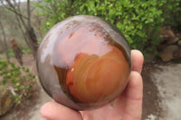 Polished Polychrome Jasper Sphere-Balls x 2 From Madagascar