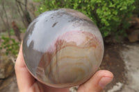 Polished Polychrome Jasper Sphere-Balls x 2 From Madagascar