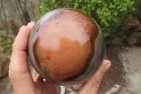 Polished Polychrome Jasper Sphere-Balls x 2 From Madagascar