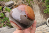 Polished Polychrome Jasper Sphere-Balls x 2 From Madagascar