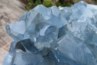 Natural Blue Celestite Geode Specimen x 1 From Sakoany, Madagascar