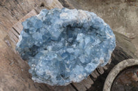 Natural Blue Celestite Geode Specimen x 1 From Sakoany, Madagascar