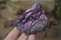 Natural Metallic Purpurite Cobbed Specimens x 12 From Erongo, Namibia