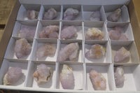 Natural Ametrine Spirit Quartz Clusters and Crystals X 20 From Boekenhouthoek, South Africa