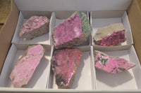 Natural Salrose Cobaltion Dolomite Specimens x 6 From Kakanda, Congo