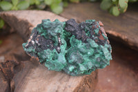 Natural Silky Malachite Specimens x 6 From Kasompe, Congo