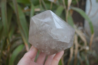 Polished Smokey Quartz Crystals x 2 From Angola