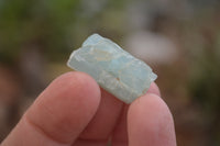 Natural Rare Blue Aquamarine Cobbed Pieces x 52 - Sold per 250 grams, From Angola