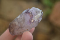 Natural Smokey Amethyst Crystal Specimens x 12 From Chiredzi, Zimbabwe