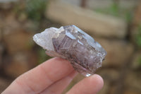 Natural Smokey Amethyst Crystal Specimens x 12 From Chiredzi, Zimbabwe