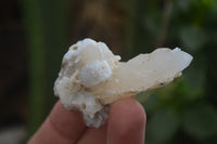 Natural Drusy Quartz Coated Calcite Spearhead Pseudomorph Specimens x 35 From Alberts Mountain, Lesotho