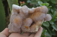 Natural Ametrine Spirit Quartz Clusters x 2 From Boekenhouthoek, South Africa