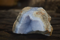 Natural Blue Lace Agate Geode Specimens x 12 From Nsanje, Malawi