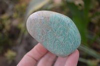 Polished Amazonite Standing Free Forms x 6 From Zimbabwe