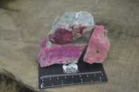 Natural Salrose Cobaltion Dolomite Specimens x 12 From Kakanda, Congo