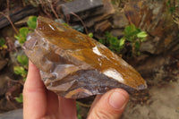 Polished On One Side Nguni Jasper Specimens x 3 From Prieska, South Africa