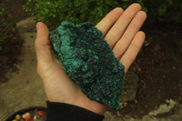 Natural Silky Malachite Specimens x 3 From Kasompe, Congo