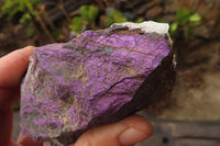 Natural Metallic Purpurite Cobbed Specimens x 12 From Erongo, Namibia