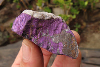 Natural Metallic Purpurite Cobbed Specimens x 12 From Erongo, Namibia