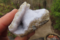 Natural Blue Lace Agate Specimens x 12 From Nsanje, Malawi