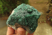 Natural Crystalline Malachite Specimens x 6 From Kasompe, Congo