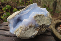 Natural Blue Lace Agate Specimens x 1 From Nsanje, Malawi