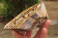 Polished On One Side Nguni Jasper Specimens x 2 From Prieska, South Africa