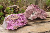 Natural Salrose Cobaltion Dolomite Specimens x 6 From Kakanda, Congo