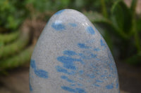 Polished Blue Spinel Spotted Quartz Standing Free Form x 1 From Madagascar