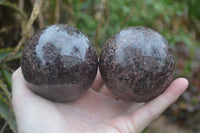 Polished Pyrope Garnet Sphere-Balls x 4 From Madagascar