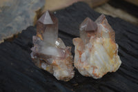 Natural Hematoid Quartz Specimens x 12 From Karoi, Zimbabwe