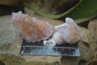 Natural Ametrine Spirit Quartz Clusters x 6 From Boekenhouthoek, South Africa