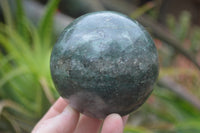 Polished Green Fuchsite Quartz Sphere-Balls x 2 From Madagascar