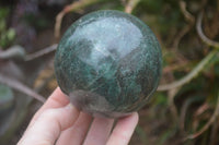 Polished Green Fuchsite Quartz Sphere-Balls x 2 From Madagascar