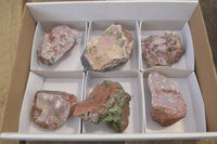 Natural Salrose Cobaltion Dolomite Specimens x 6 From Kakanda, Congo