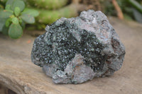 Natural Libethenite Crystals On Dolomite Matrix Specimens x 3 From Shituru, Congo