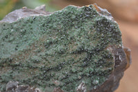 Natural Libethenite Crystals On Dolomite Matrix Specimens x 3 From Shituru, Congo