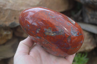 Polished Red Jasper Standing Free Form x 1 From Madagascar