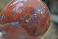 Polished Red Jasper Standing Free Form x 1 From Madagascar