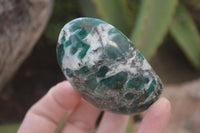 Polished Rare Emerald Mica In Matrix Standing Free Forms x 6 From Mutoko, Zimbabwe