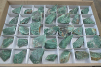 Natural Jade Cobbed Specimens x 35 From Swaziland