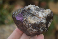 Natural Metallic Purpurite Cobbed Specimens x 6 From Erongo, Namibia