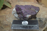 Natural Metallic Purpurite Cobbed Specimens x 6 From Erongo, Namibia