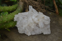 Natural Clear Quartz Clusters x 6 From Madagascar