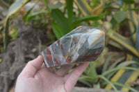 Polished Conglomerate Bloodstone Prism x 1 From Swaziland